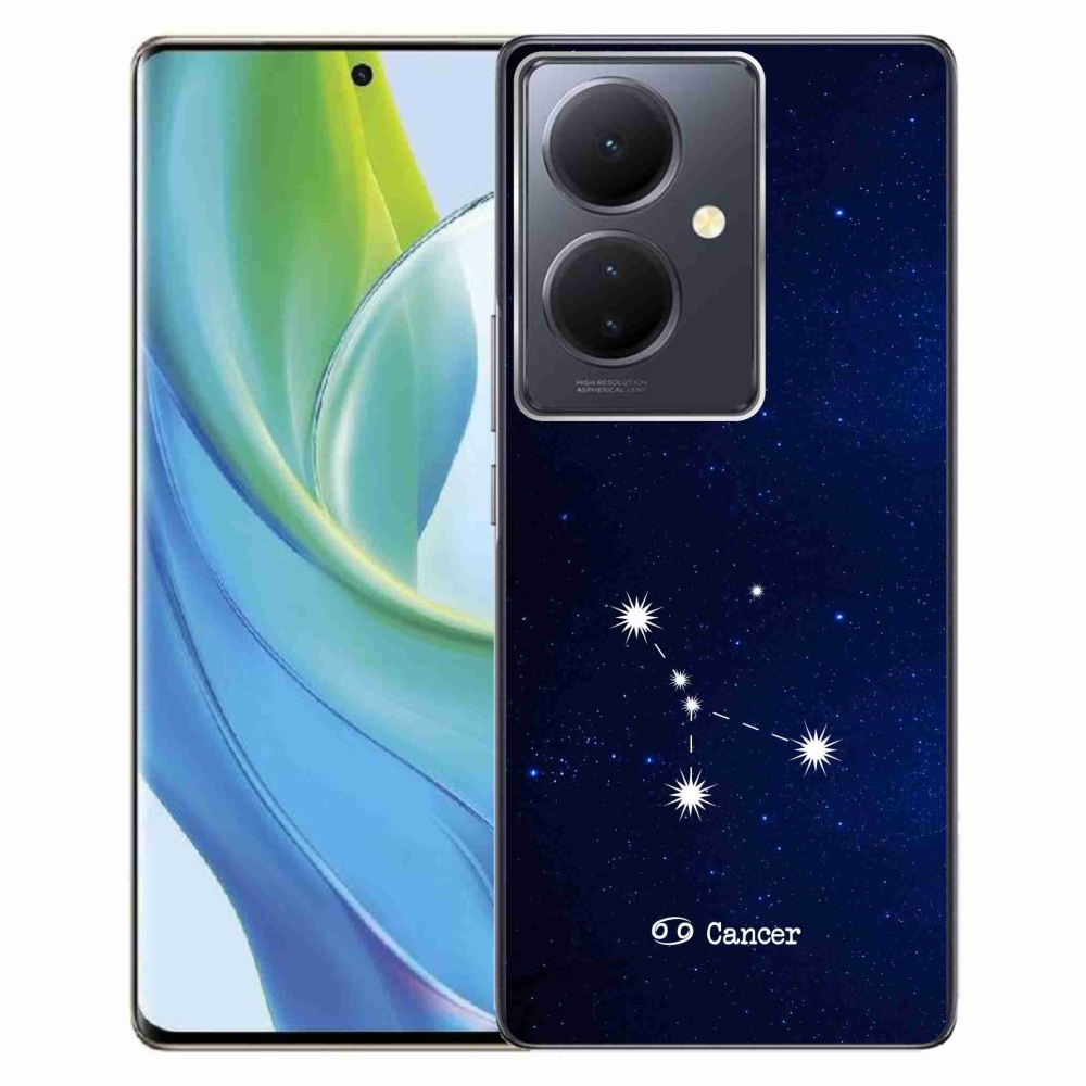 Gélburkolat mmCase a Vivo V29 Lite 5G-n - csillagkép Rák