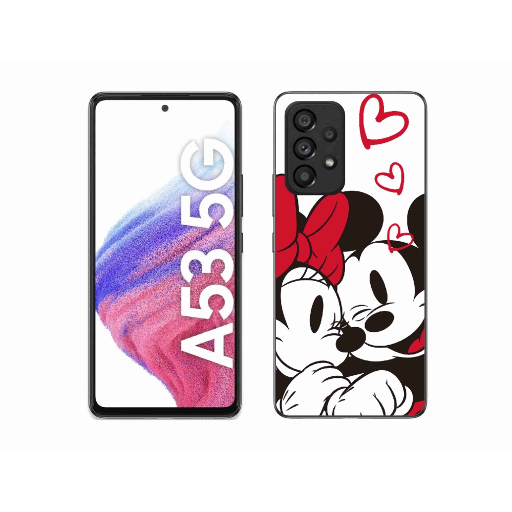 Zselés borítás mmCase Samsung Galaxy A53 5G - minnie és mickey