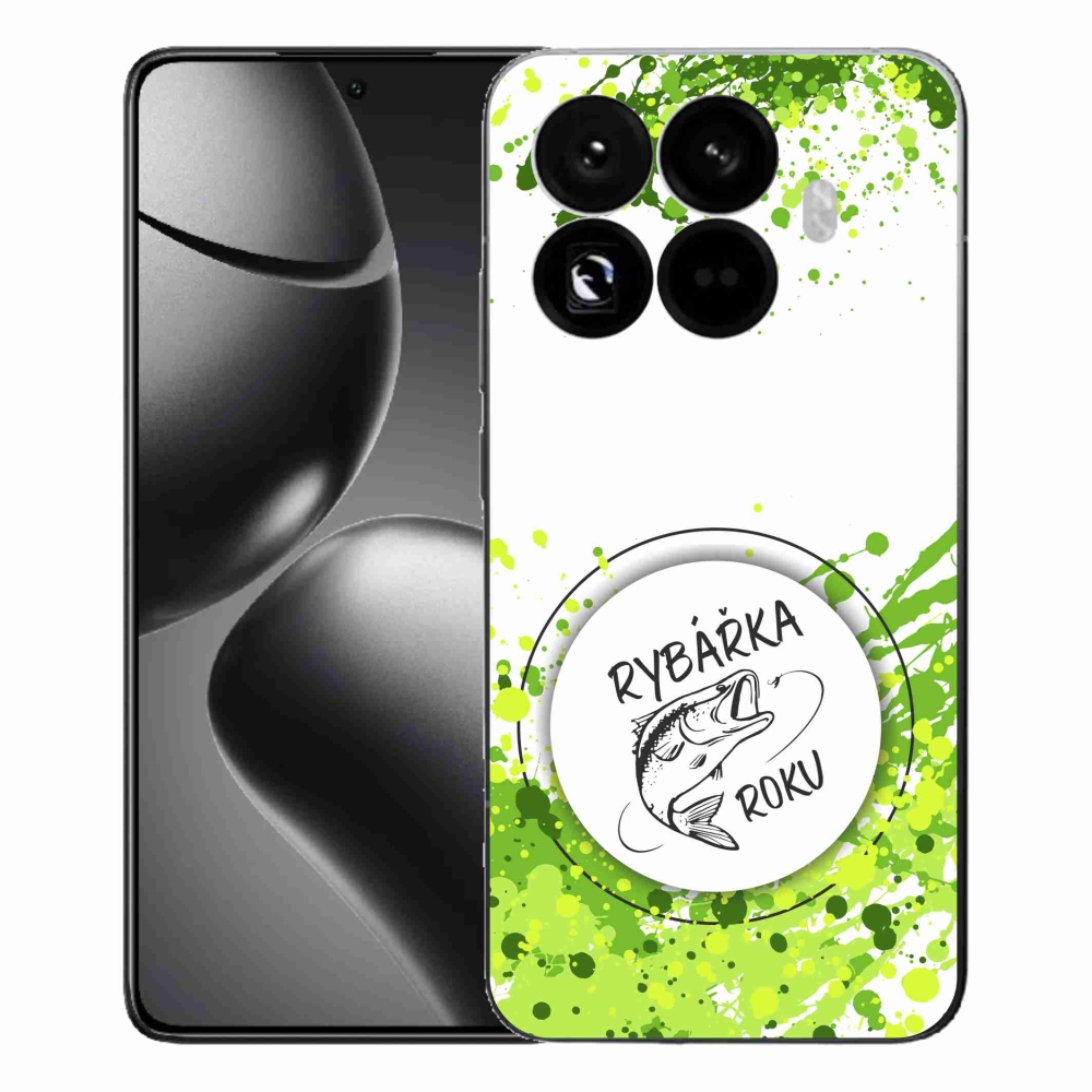 Gél borítás mmCase a Xiaomi 15T Pro számára - az év halászának fehér háttere