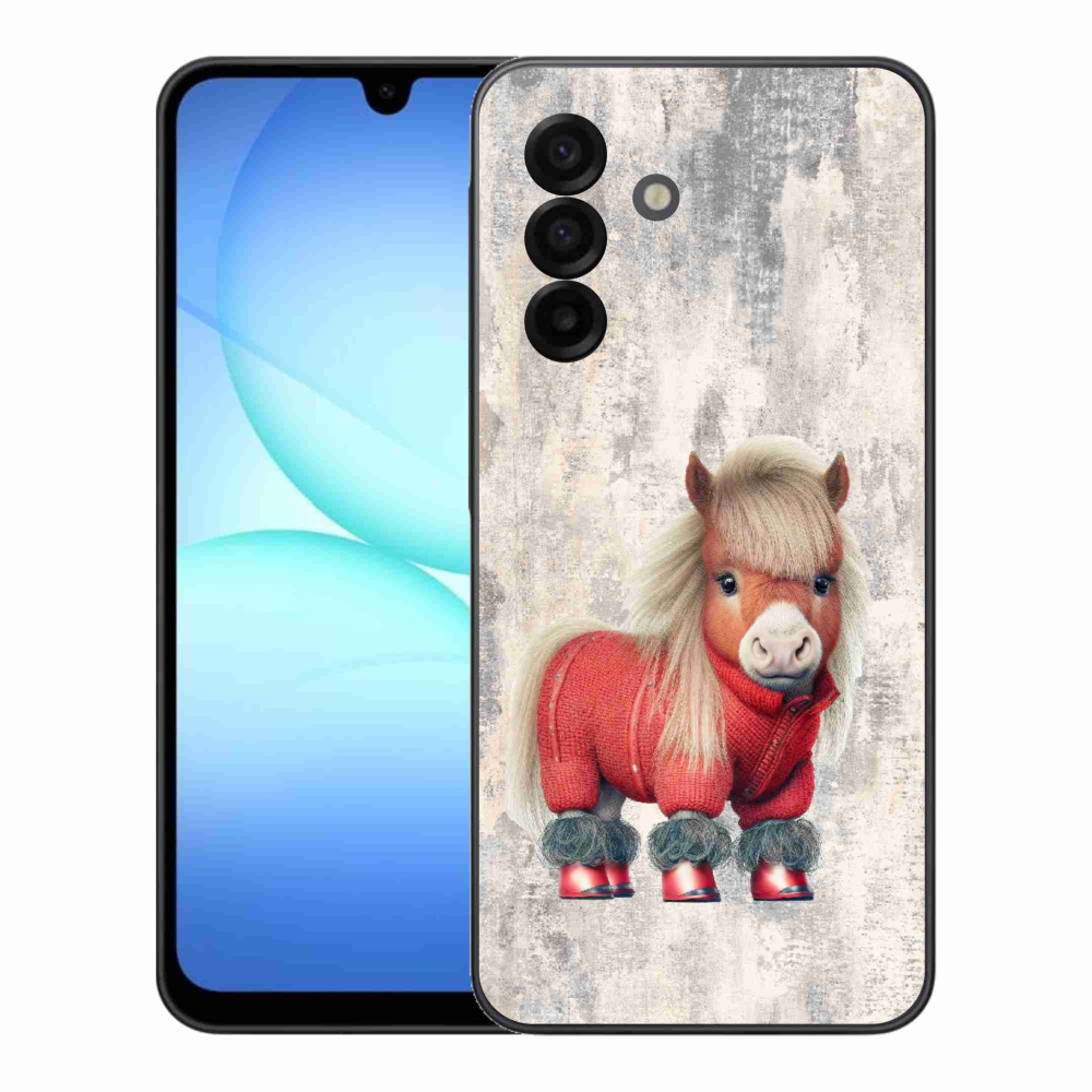 Gél borítás mmCase Samsung Galaxy A17 4G/5G - póni pulóverben