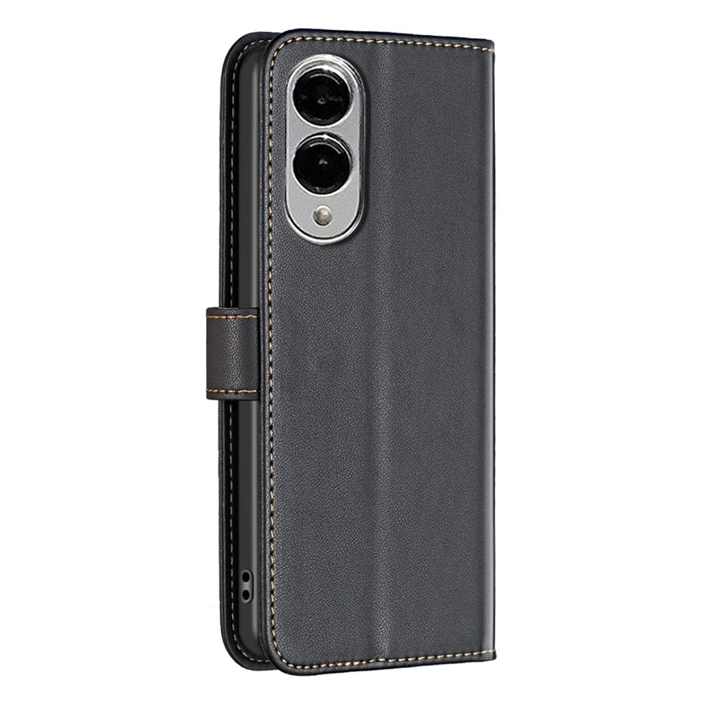 BNF könyv tok Samsung Galaxy S25 Edge készülékhez - fekete