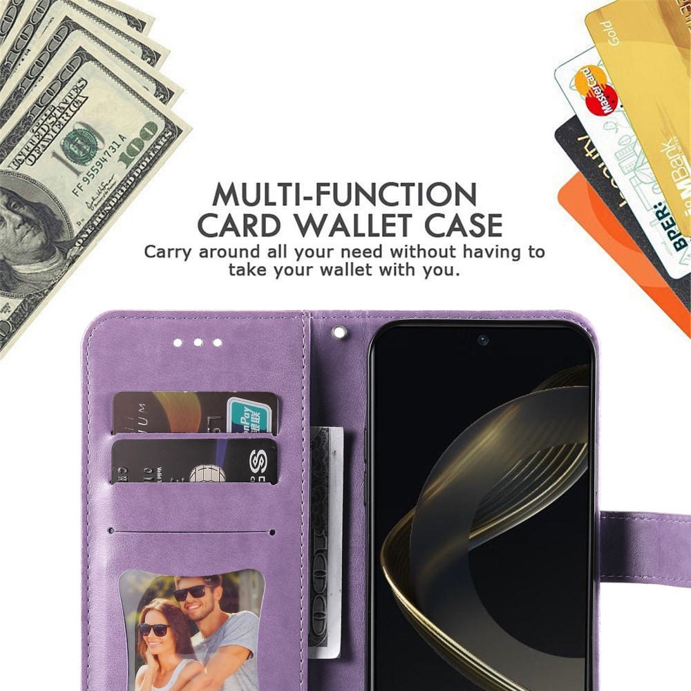 Mandala könyv tok Huawei Nova 12 SE-hez - lila