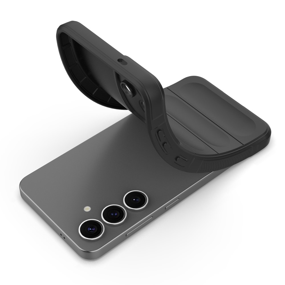 Rugg tartós zselés tok Samsung Galaxy S25+ készülékhez - fekete