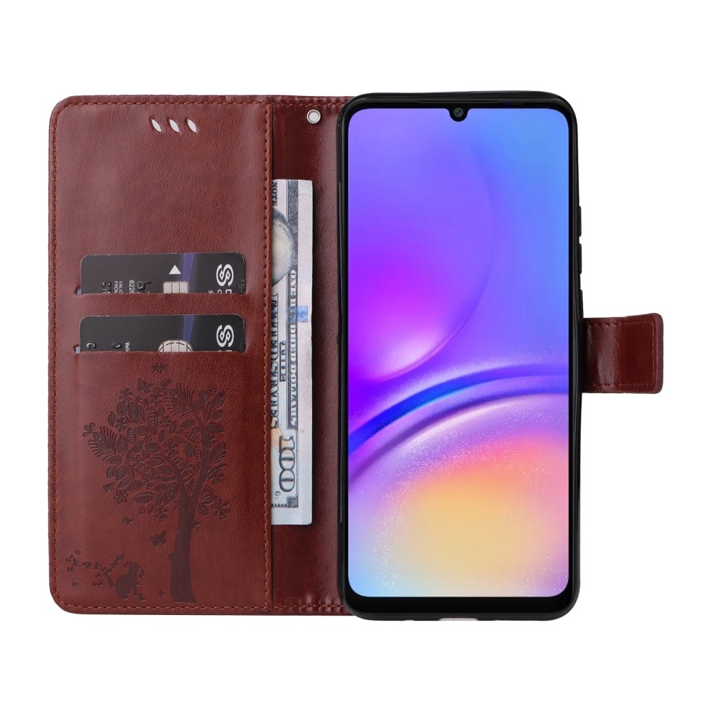 Fák könyve tok Samsung Galaxy A06 4G - barna színben