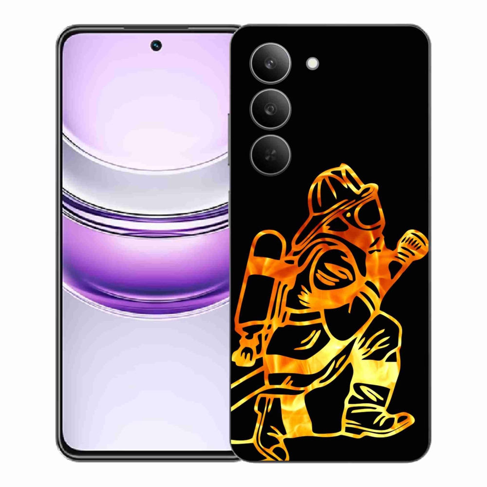 Gél borítás mmCase a Realme 14x 5G készülékhez - tűzoltó 1