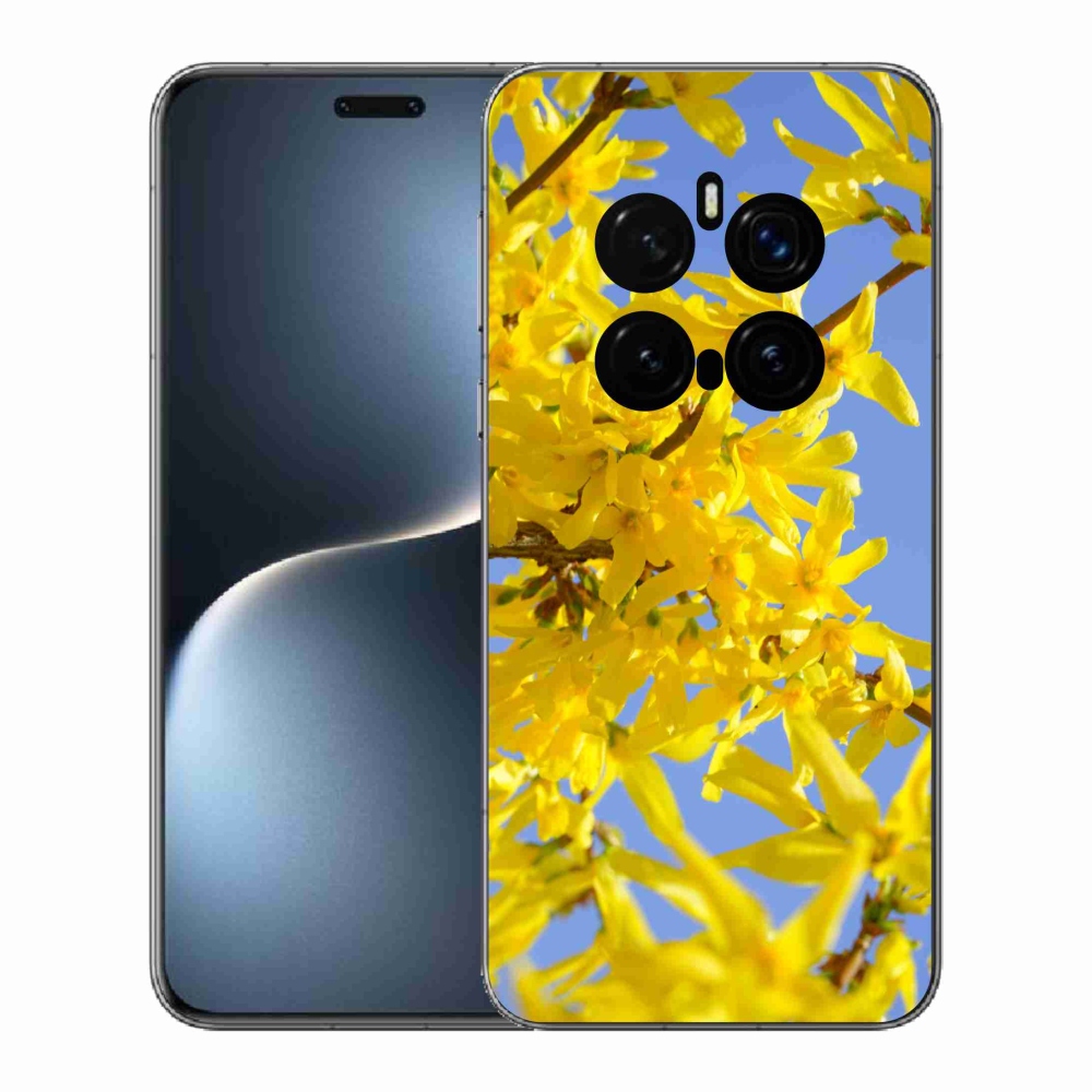 Gél borító mmCase a Honor Magic 7 Pro 5G készülékhez - sárga virágok