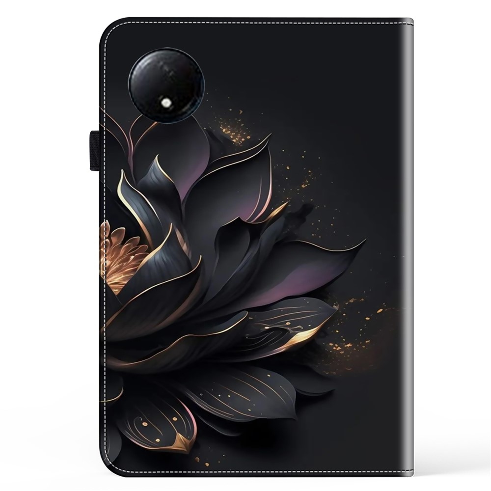 Patts záró tablet tok Xiaomi Redmi Pad SE 8.7 - fekete virág