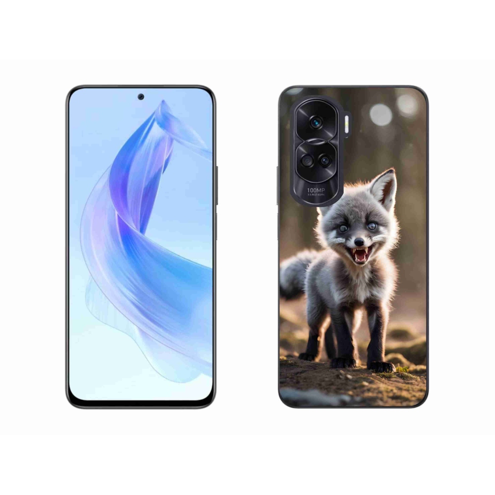 Zselés borítás mmCase a Honor 90 Lite készülékhez - angry fox