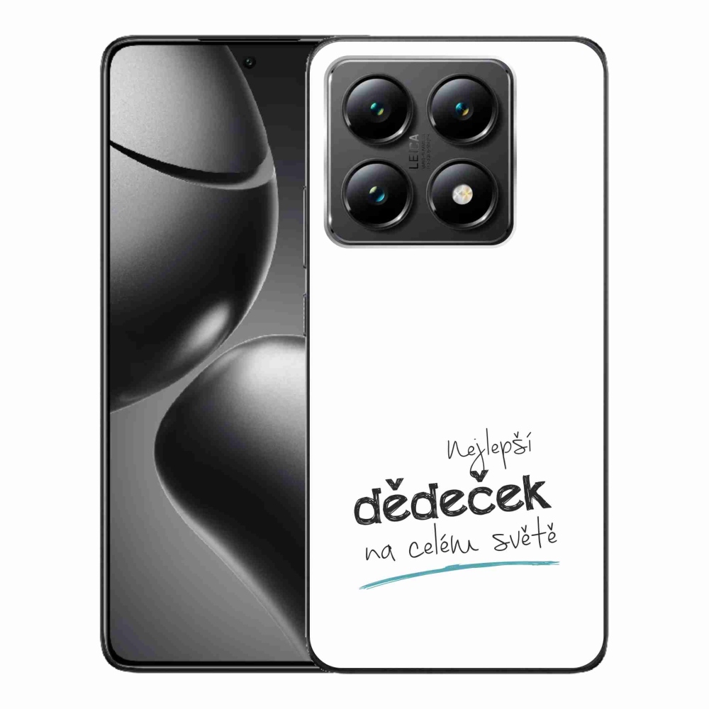 Gél borító mmCase a Xiaomi 14T - a legjobb nagypapa 3 fehér háttérrel
