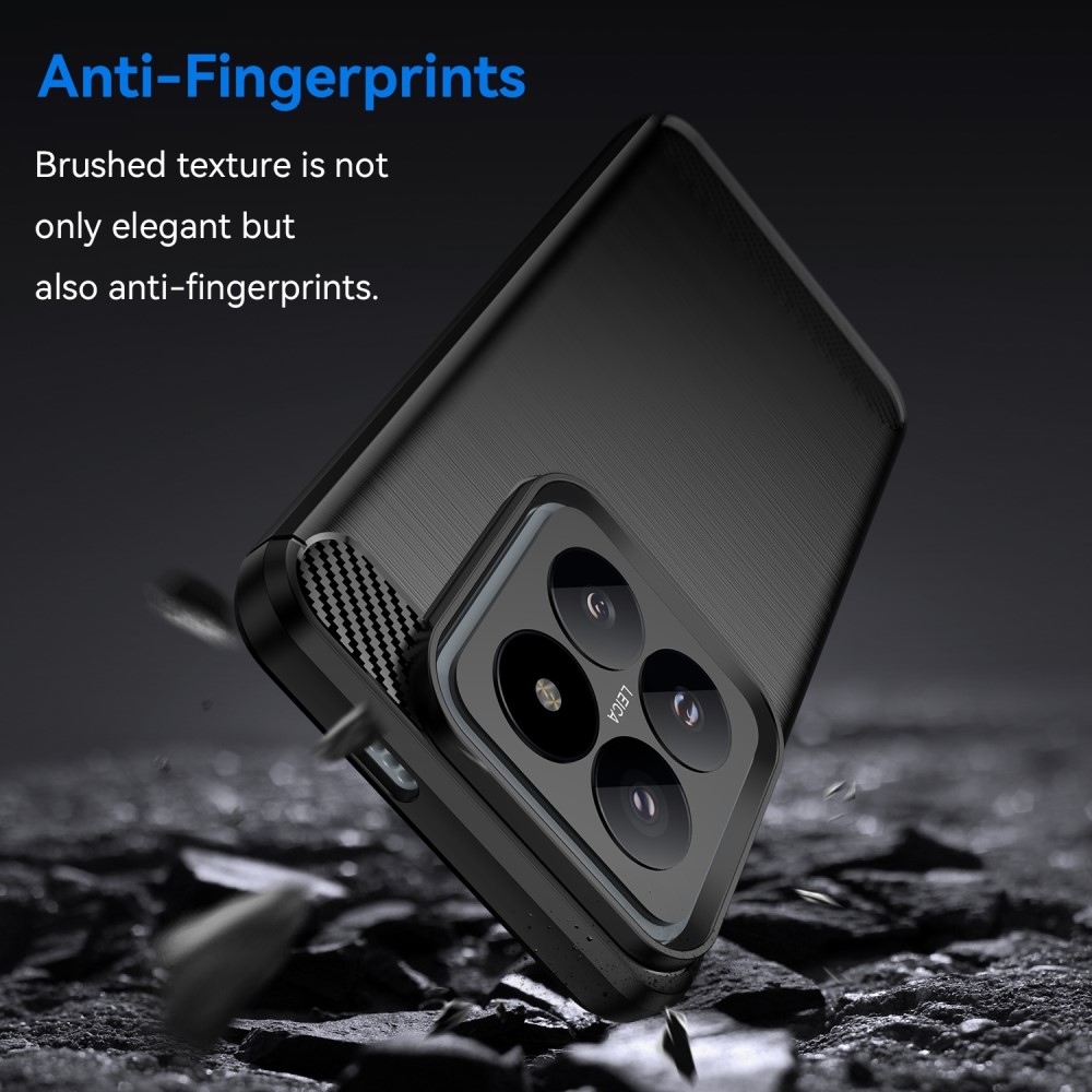 Szénálló zselés tok Xiaomi 14 Pro-hoz - fekete