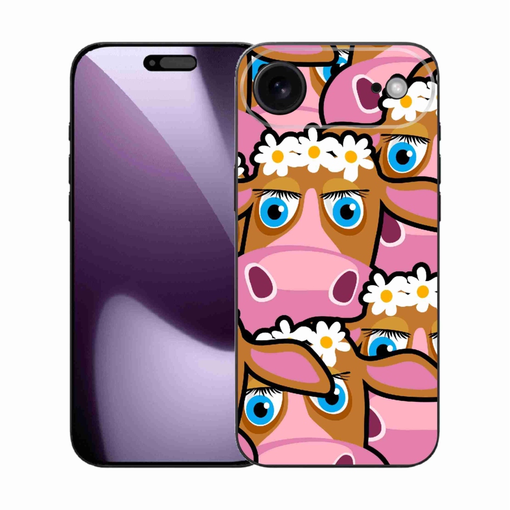 Gél borítás mmCase iPhone 17 Air készülékhez - rajzfilmtehenek