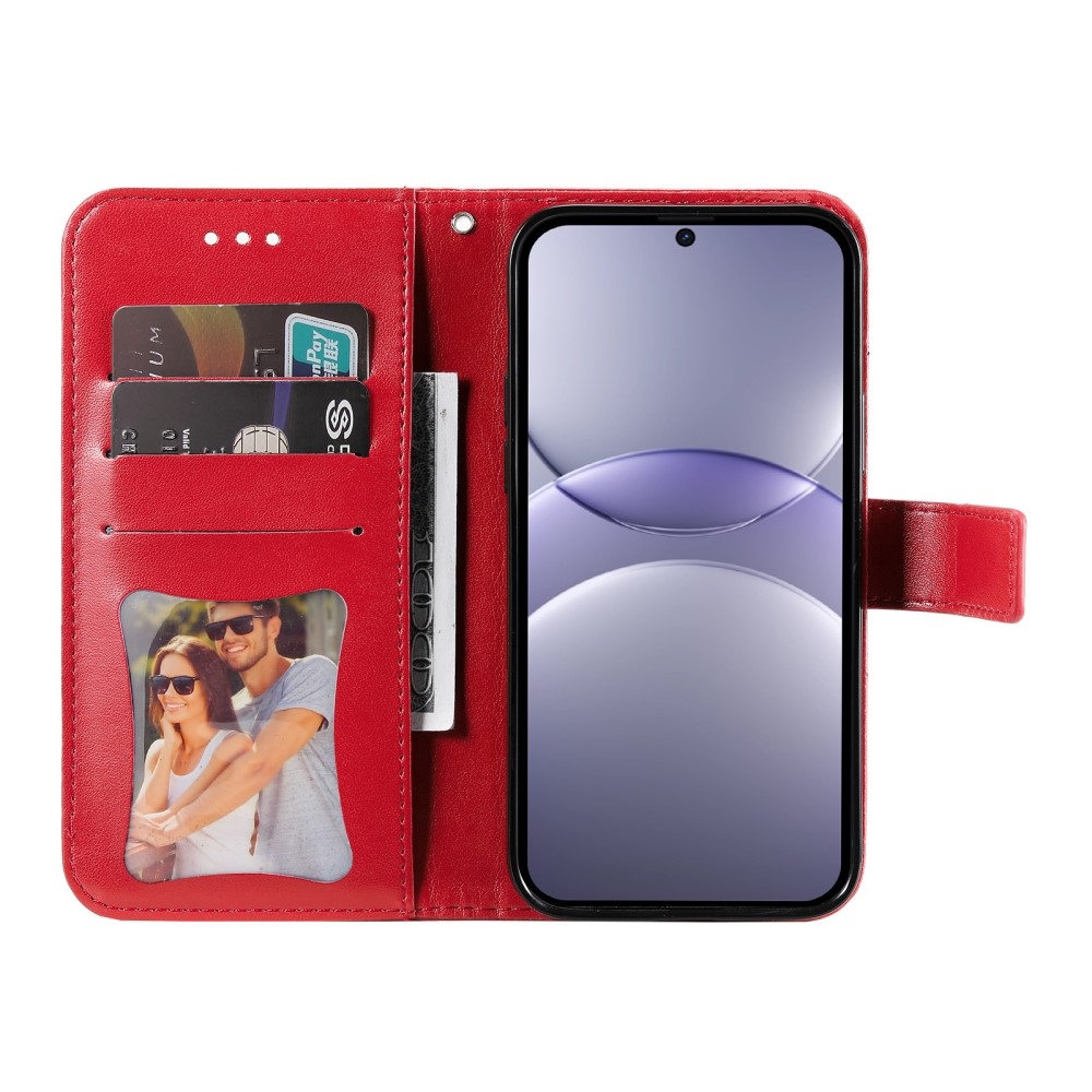 Mandala könyv tok a Huawei Nova 13 5G-hez - piros