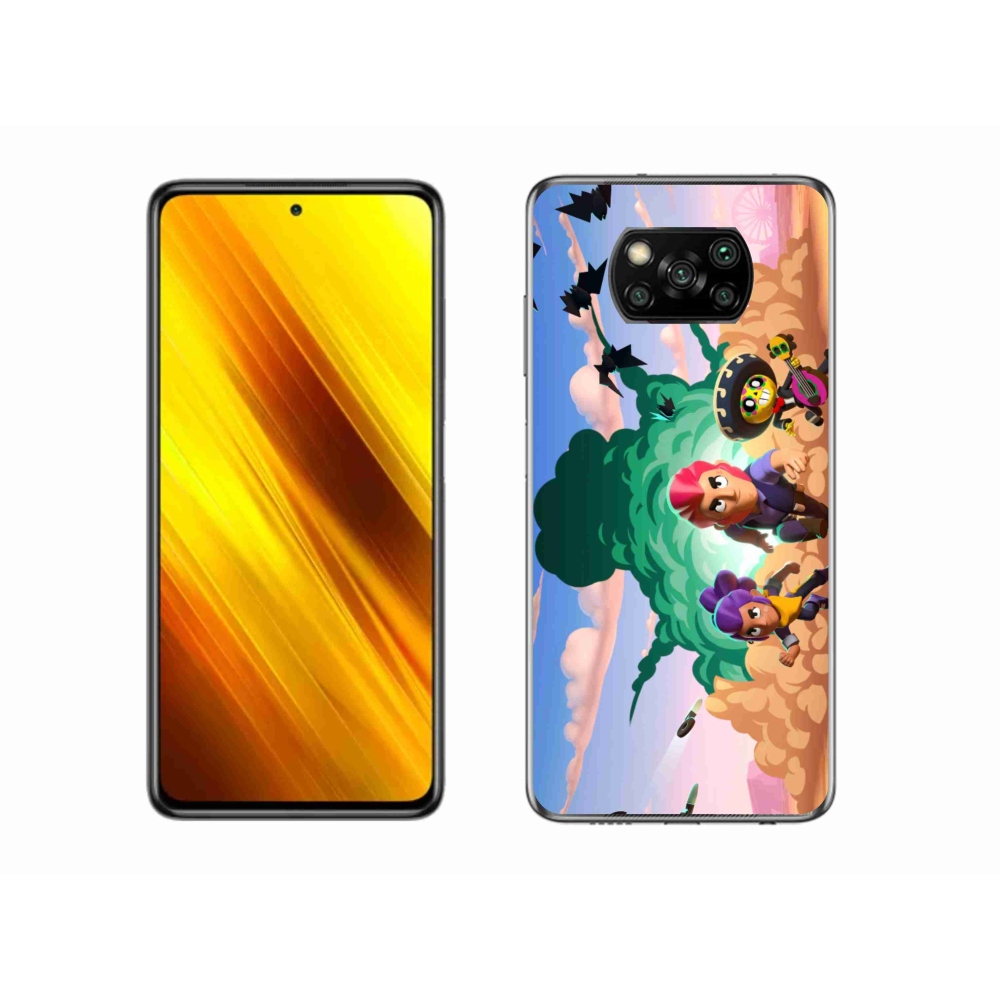 Gél borítás mmCase a Xiaomi Poco X3-hoz - verekedés csillagok