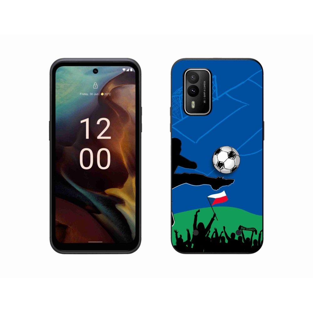 Zselés borítás mmCase a Nokia XR21 készülékhez - futballszurkolóknak