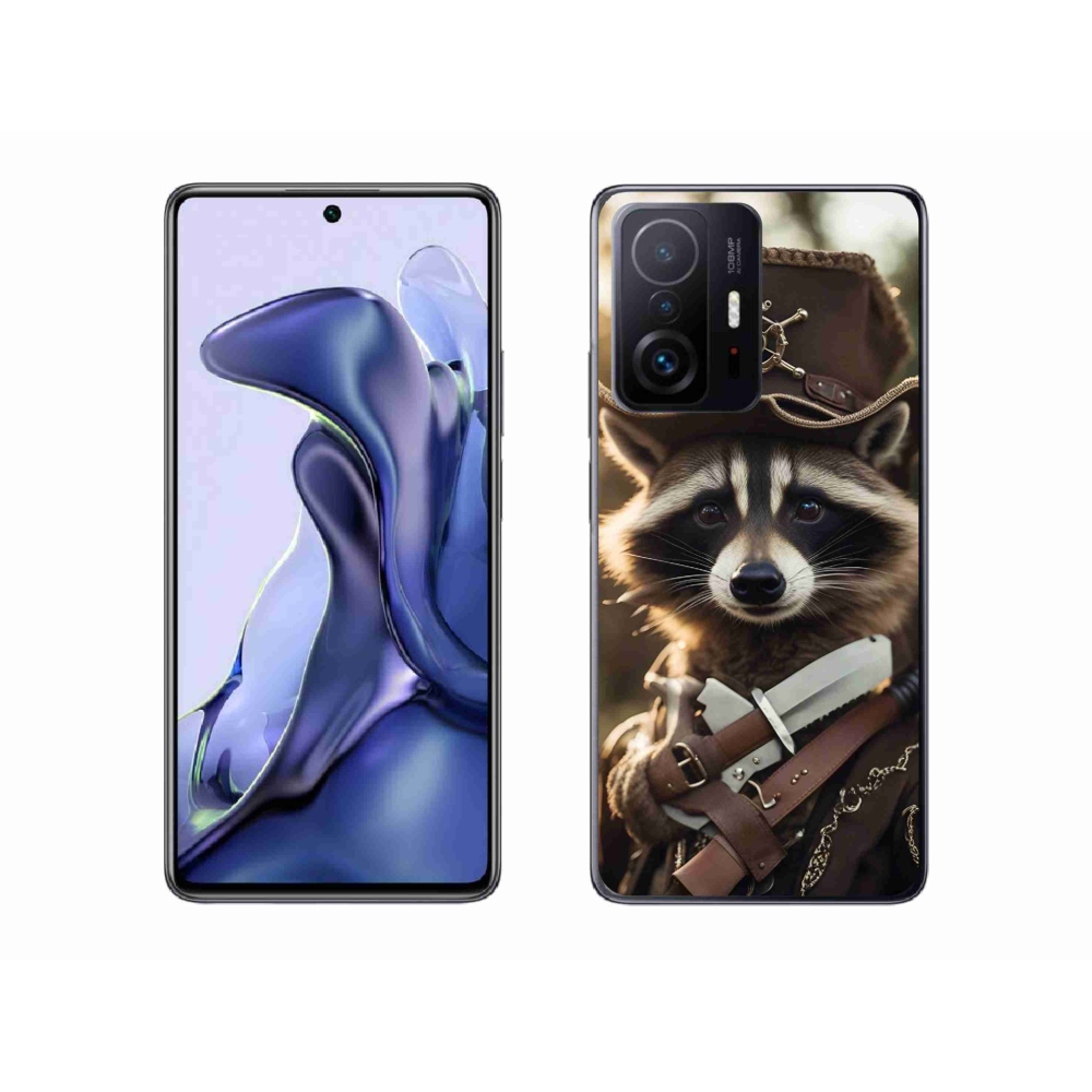 Gél borítás mmCase a Xiaomi 11T Pro számára - mosómedve egyenruhában