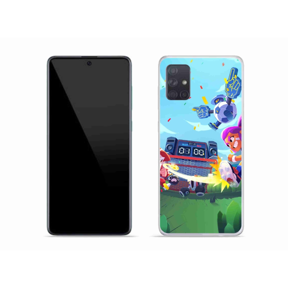 Zselés borítás mmCase Samsung Galaxy A51 - verekedős csillagok 1