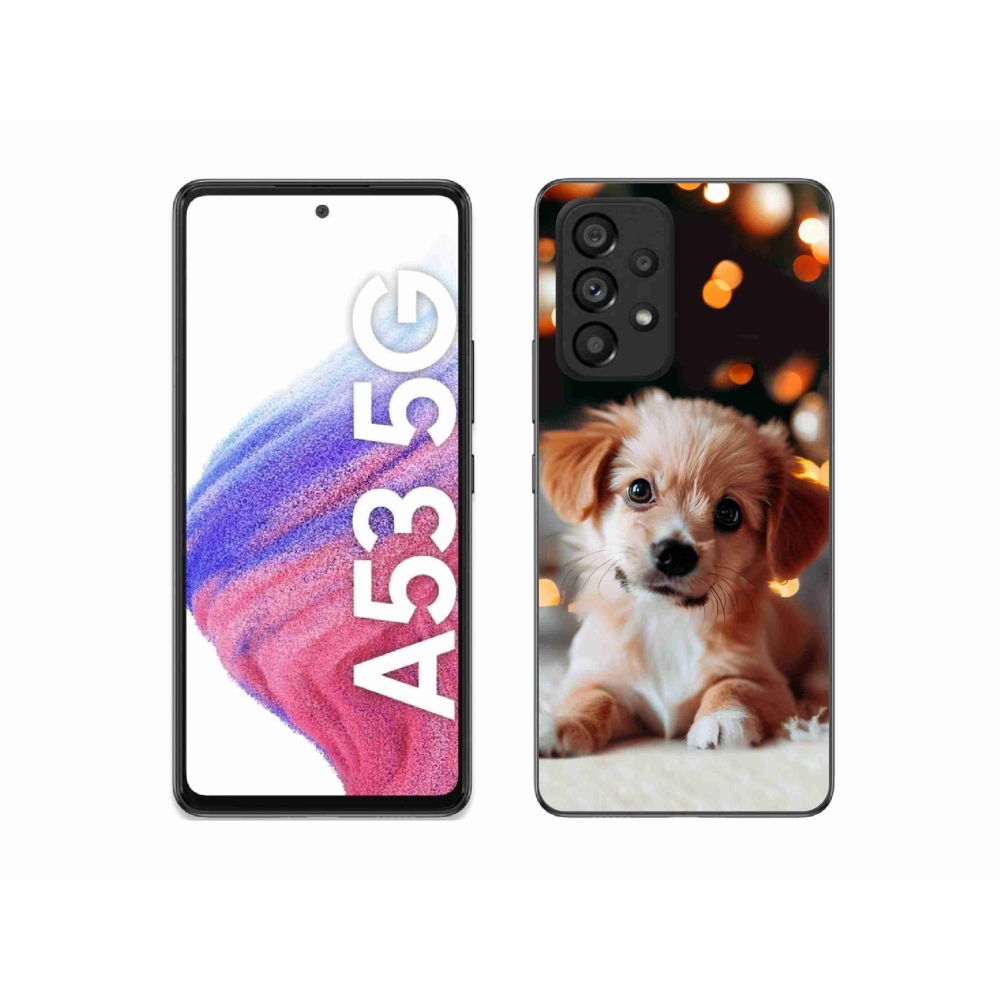 Zselés borítás mmCase Samsung Galaxy A53 5G - kölyökkutyakékhez