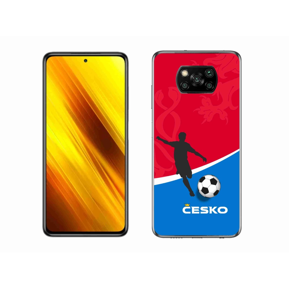 Gél borítás mmCase a Xiaomi Poco X3-hoz - foci Csehország
