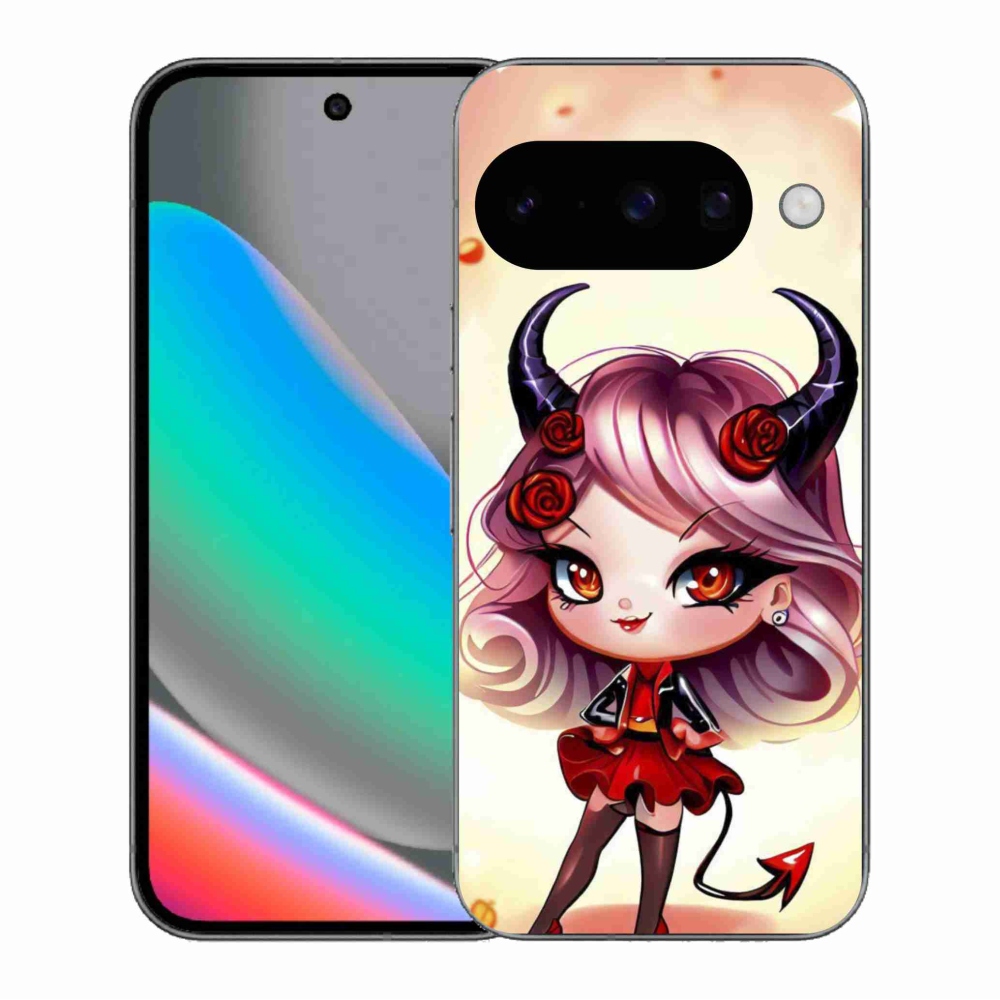 Gél borítás mmCase a Google Pixel 10 készülékhez - rajzfilm ördög