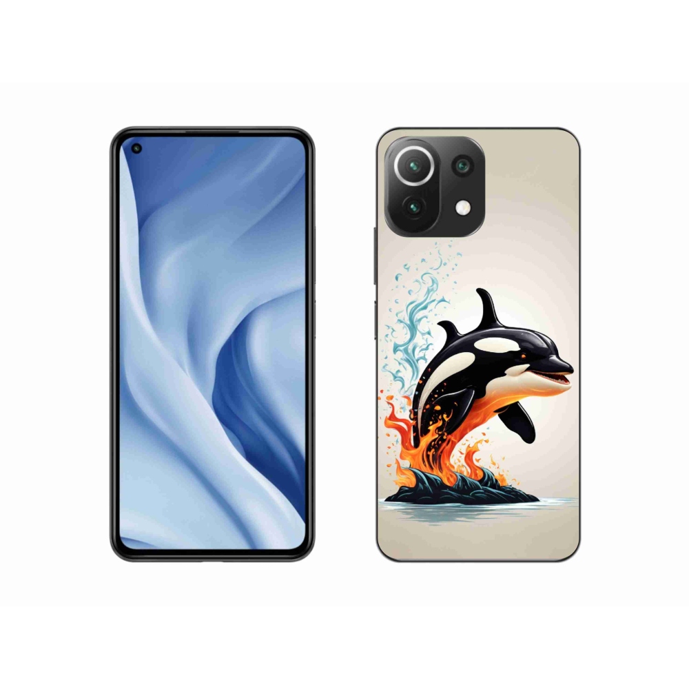 Gél borítás mmCase a Xiaomi 11 Lite 5G NE számára - írisz