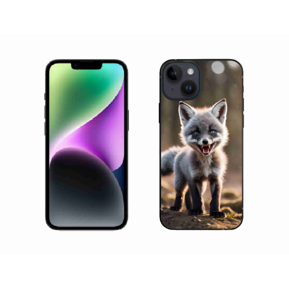 Zselés borítás mmCase iPhone 14 készülékhez - angry fox