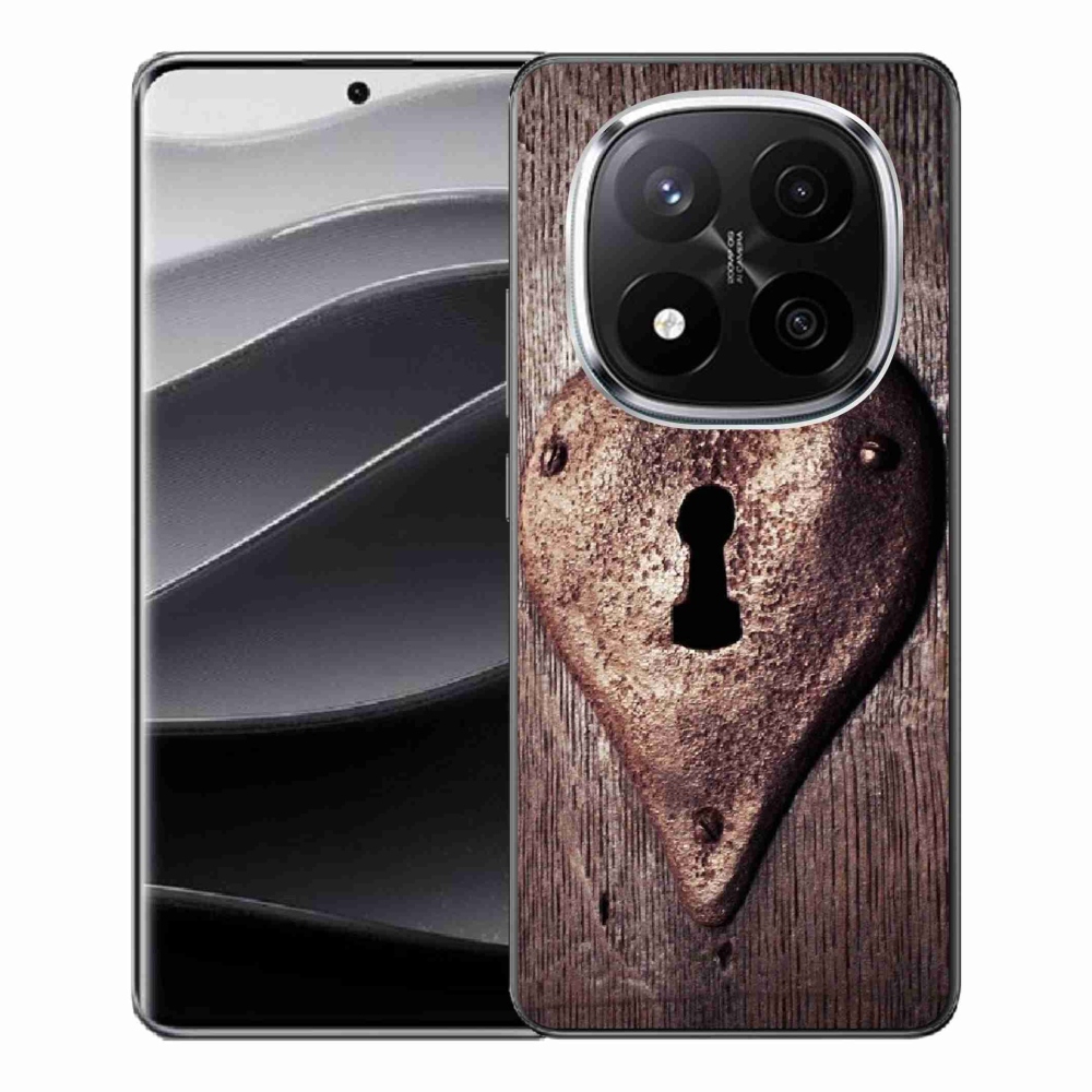 Gél borítás mmCase a Xiaomi Redmi Note 14 Pro+ 5G számára - szív alakú zár