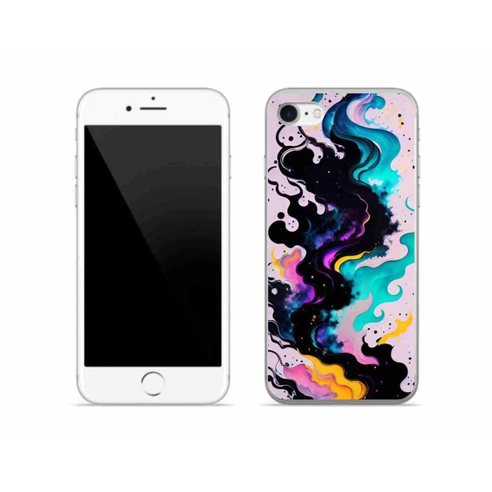 Gél borítás mmCase iPhone SE (2022) - absztrakt motívum 4