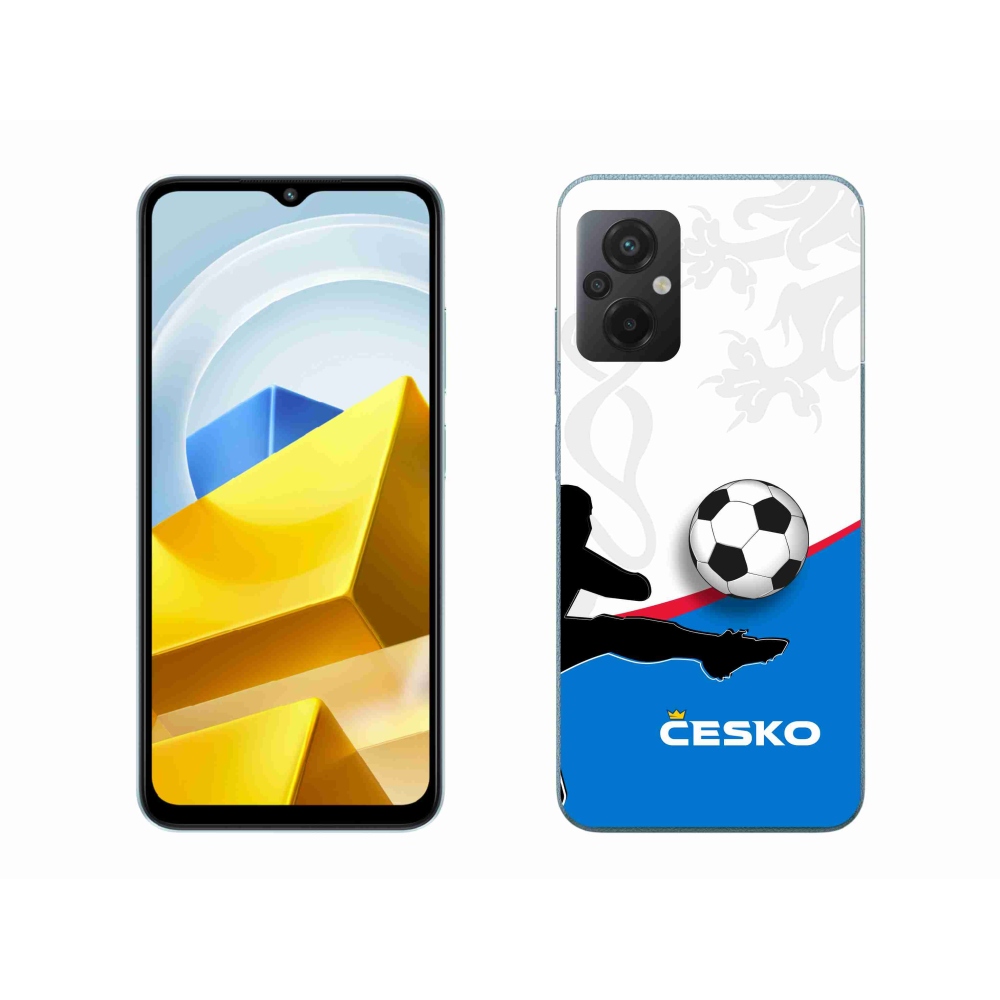 Gél borítás mmCase a Xiaomi Poco M5 4G-hez - futball Csehország 3