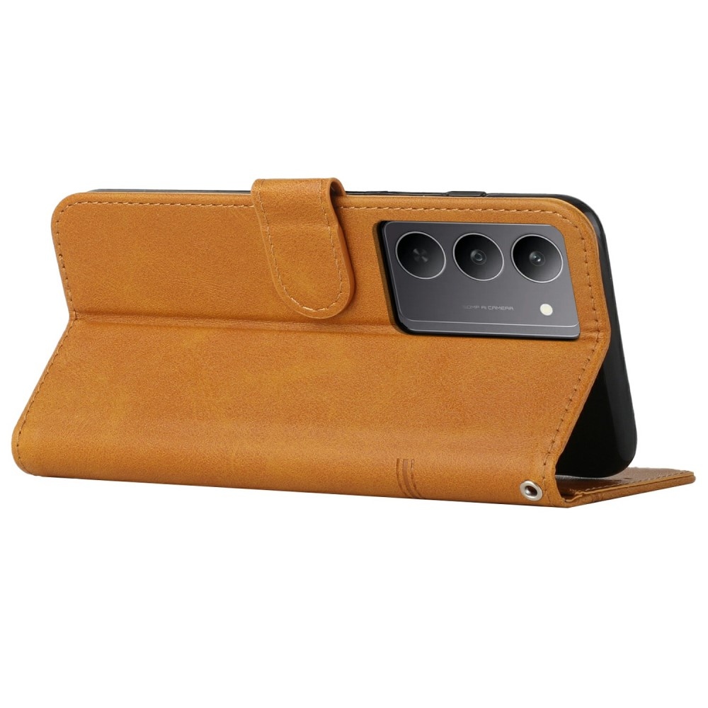 Line könyvtáska a Realme C75 készülékhez - sárga