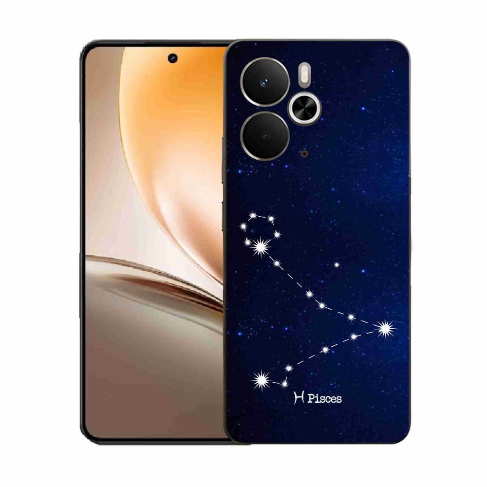 Gél borítás mmCase a Realme 14 5G/14T 5G számára - csillagkép Halak