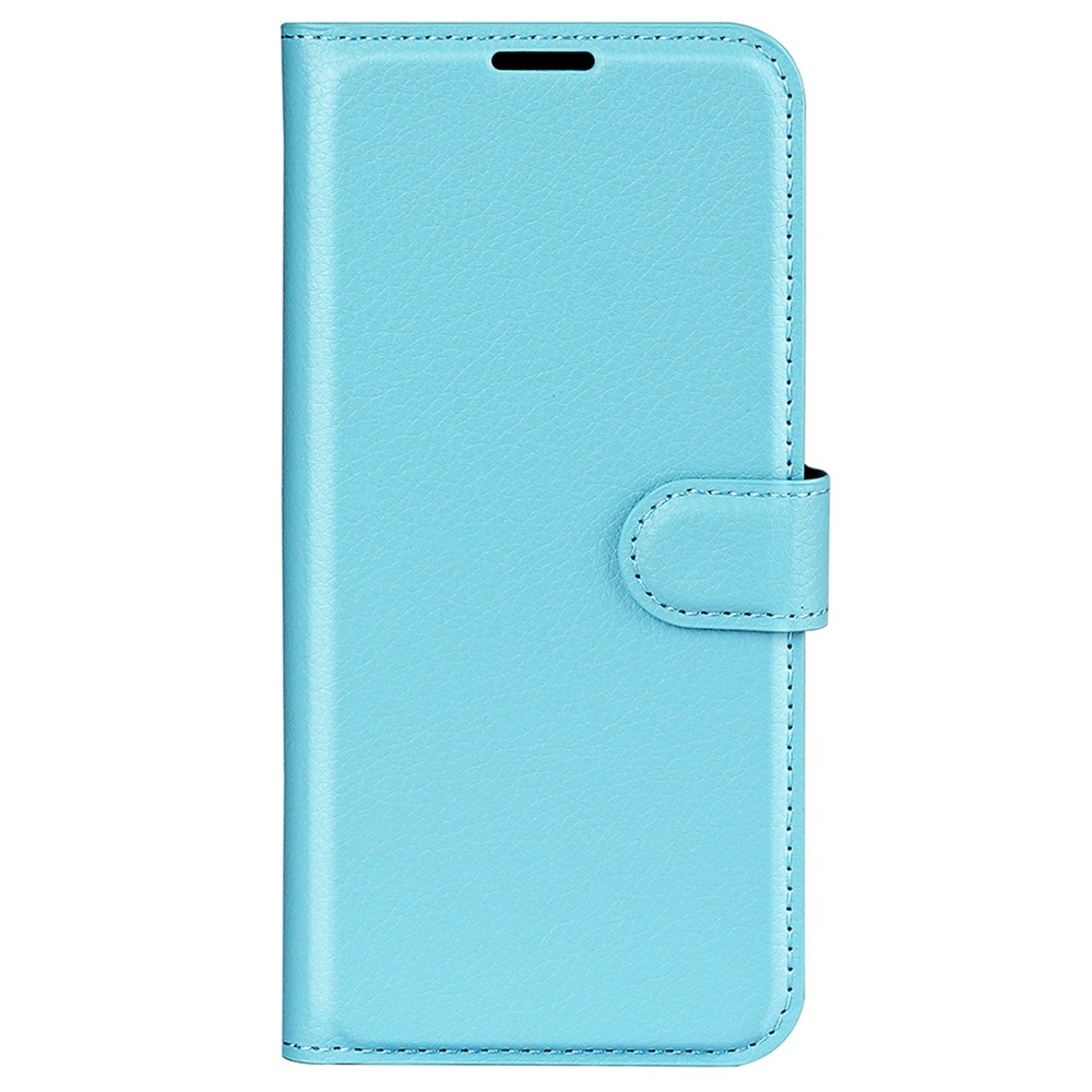 Litchi könyv tok Samsung Galaxy A25 5G - kék