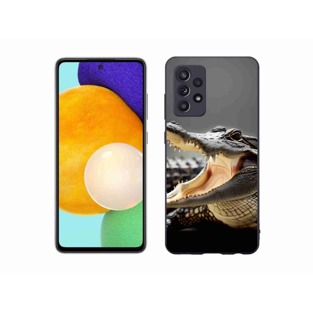 Zselés borítás mmCase Samsung Galaxy A52/A52 5G - krokodil