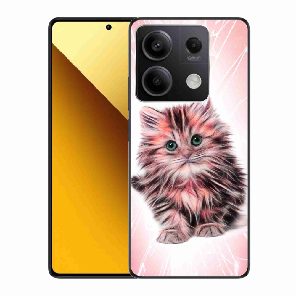 Gél borítás mmCase a Xiaomi Redmi Note 13 5G számára - aranyos cica