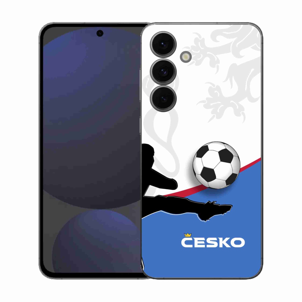 Gél borítás mmCase Samsung Galaxy S25 FE - futball Csehország 3
