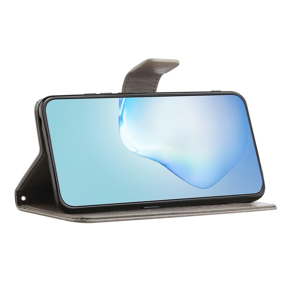 Fás könyv tok Samsung Galaxy A56 5G - szürke