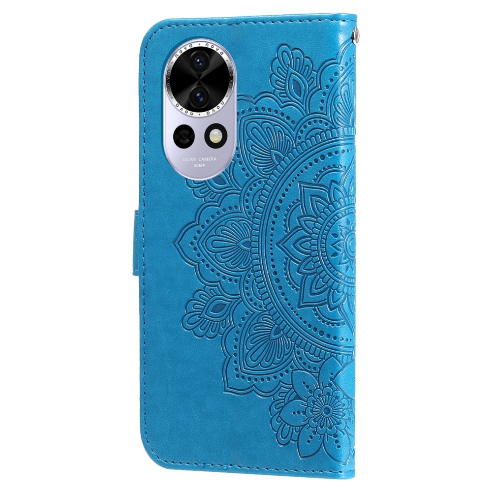 Mandala könyv tok a Huawei Nova 13 5G-hez - kék