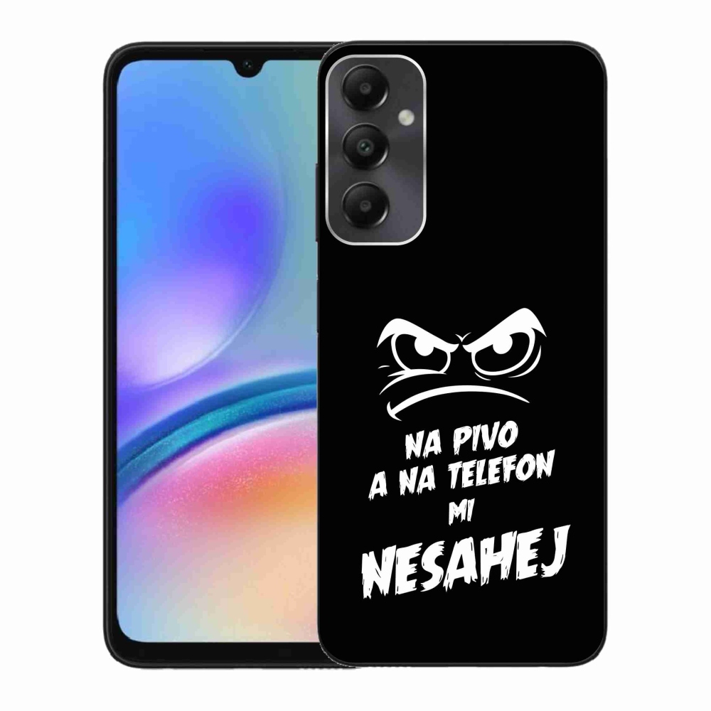 Gél borítás mmCase Samsung Galaxy A05s - sör motívum 2 fekete háttér