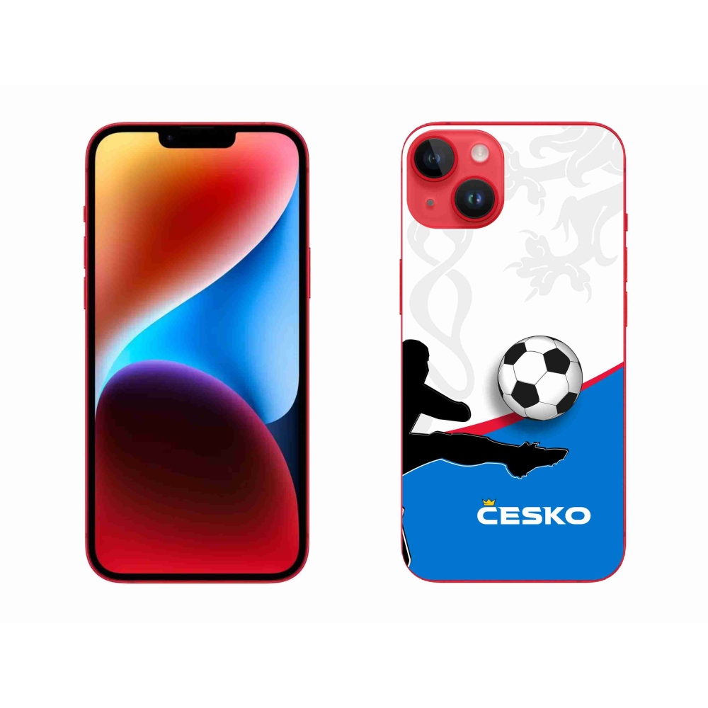 Gél védőburkolat mmCase iPhone 14 Plus készülékhez - futball Csehország 3