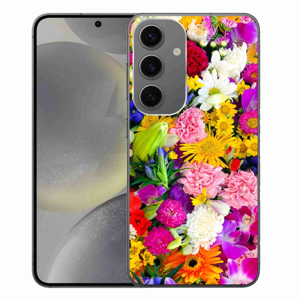 Gél védőhuzat mmCase Samsung Galaxy S24+ - virágok 12