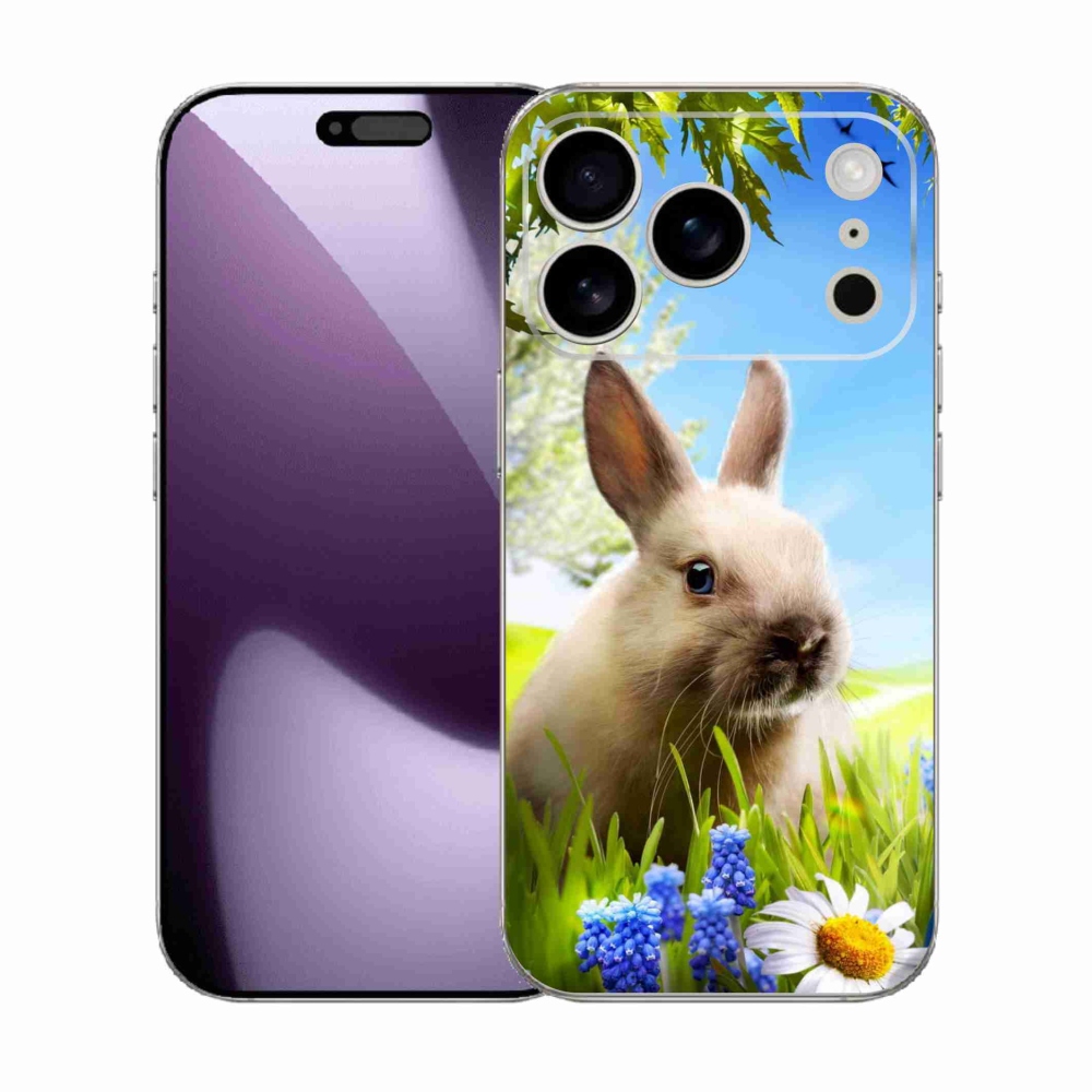 Zselés borítás mmCase iPhone 17 Pro készülékhez - nyuszi