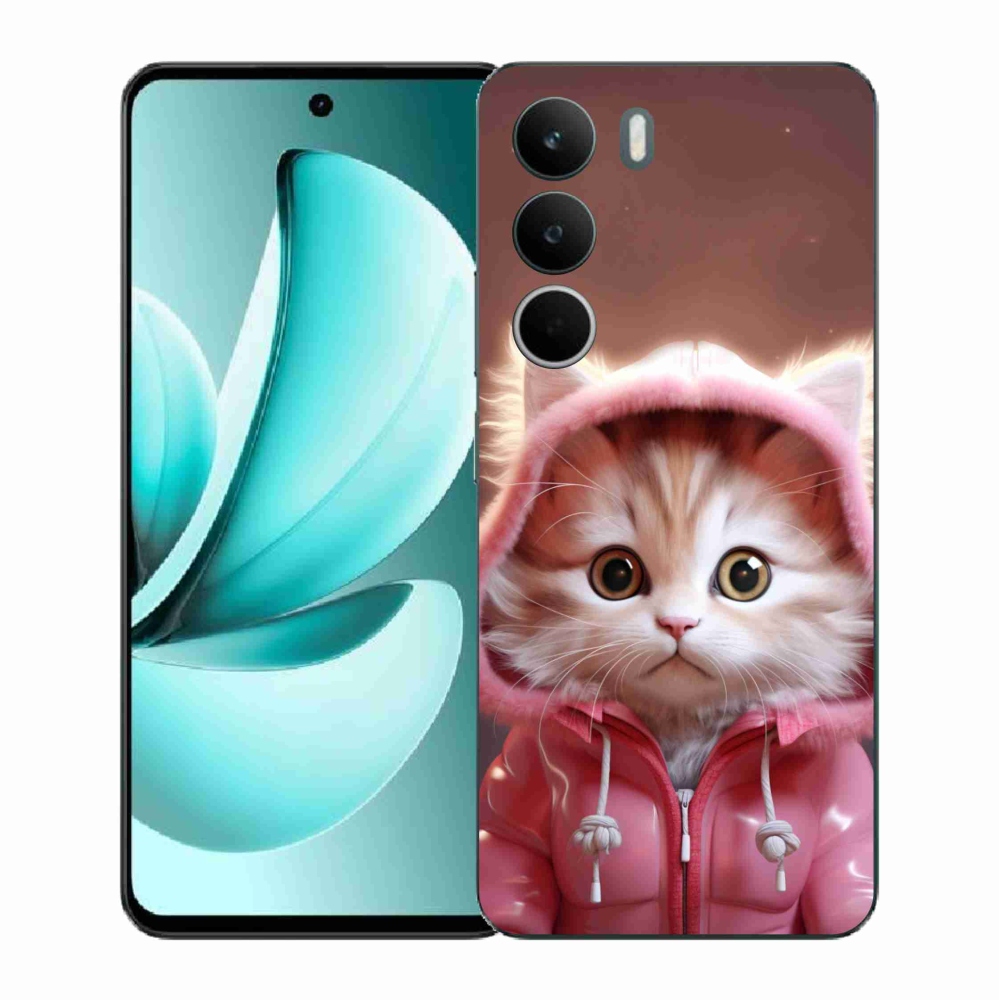 Gél borító mmCase a Realme C71 készülékhez - aranyos cica 3