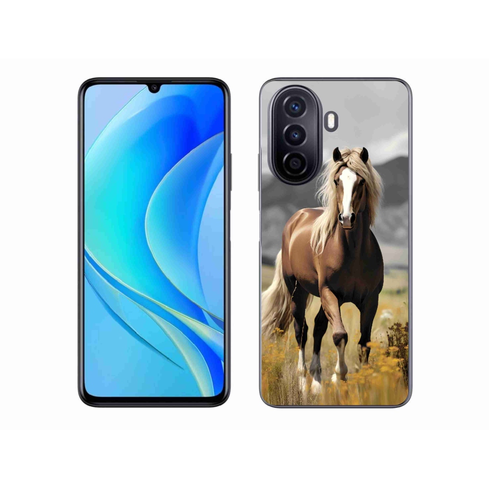 Zselés borítás mmCase a Huawei Nova Y70-hez - barna ló 1