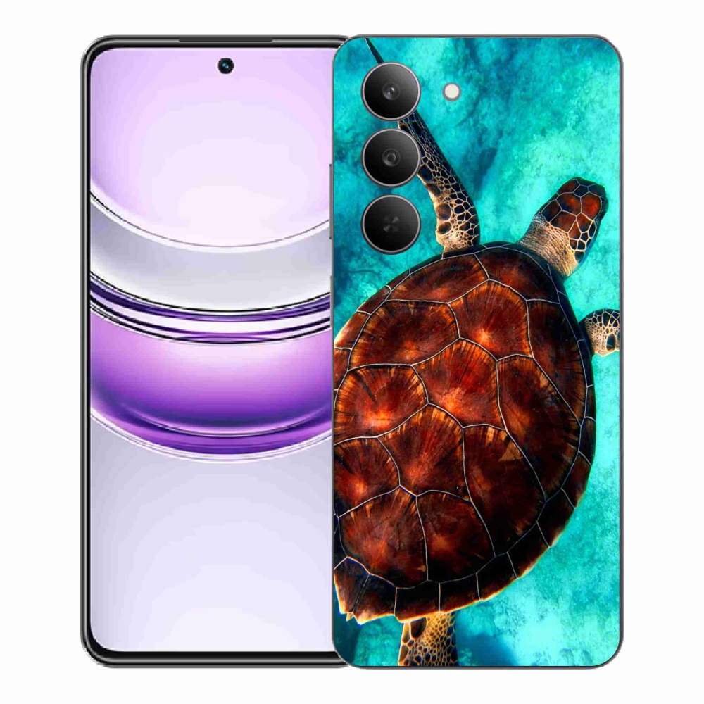 Gél borítás mmCase a Realme 14x 5G készülékhez - teknősbéka