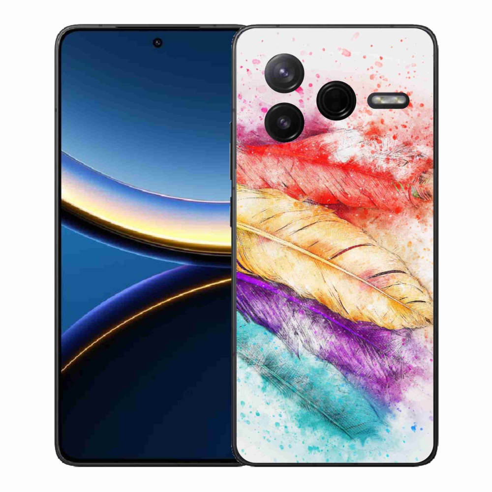 Gél borítás mmCase a Xiaomi Poco F7 Pro számára - színes toll