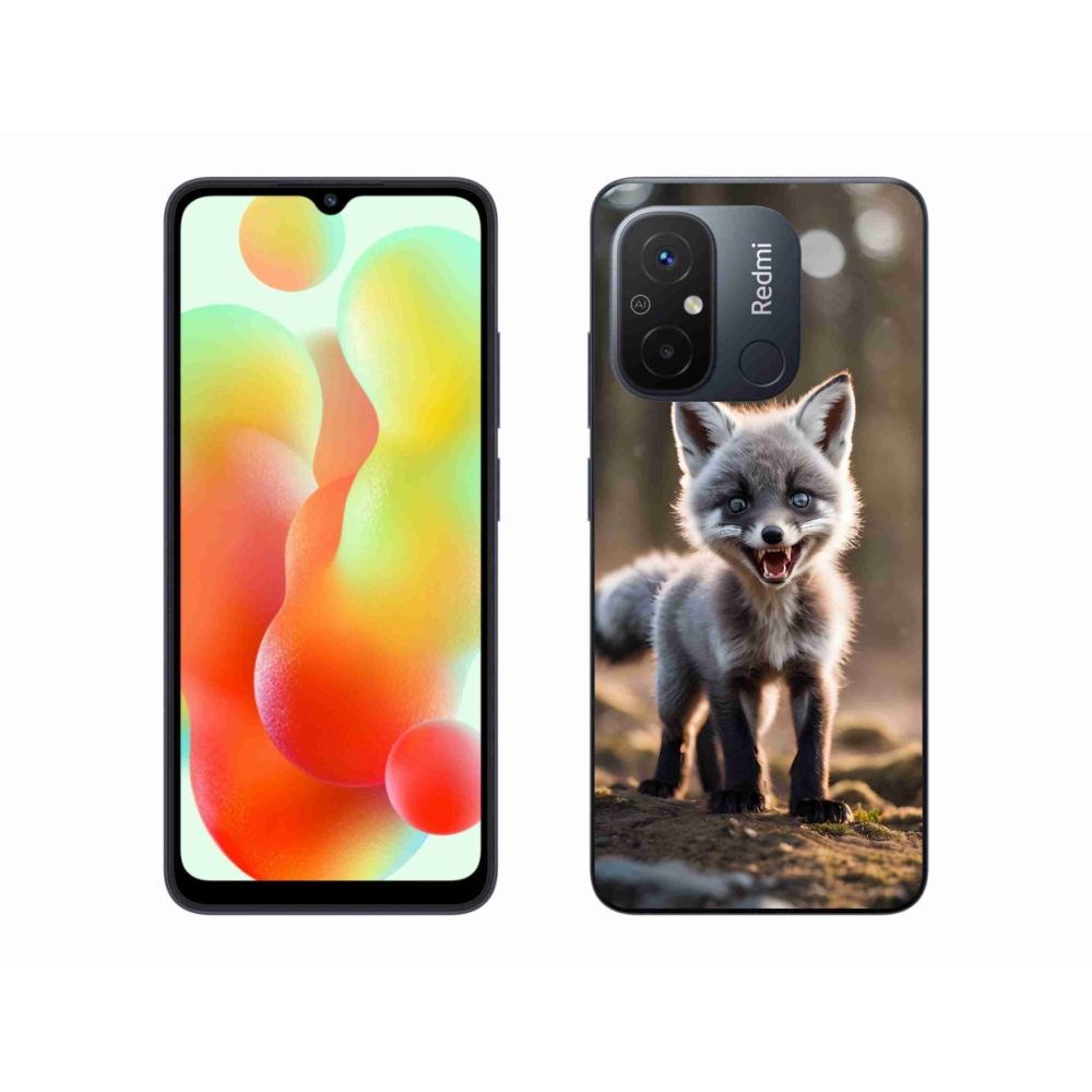 Gél borító mmCase a Xiaomi Redmi 12C-hez - angry fox