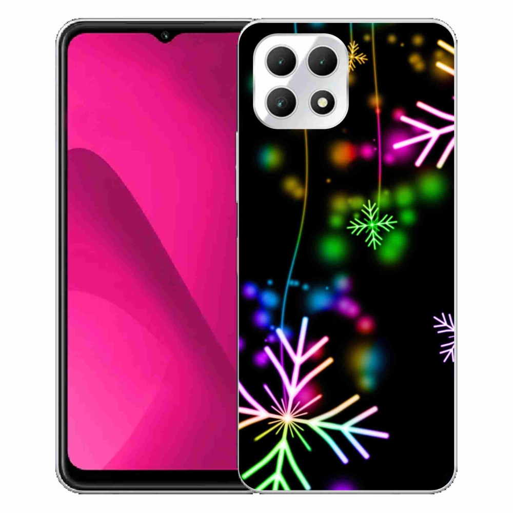 Zselés borítás mmCase a T-Mobile T Phone 2 készülékhez - színes pelyhekkel