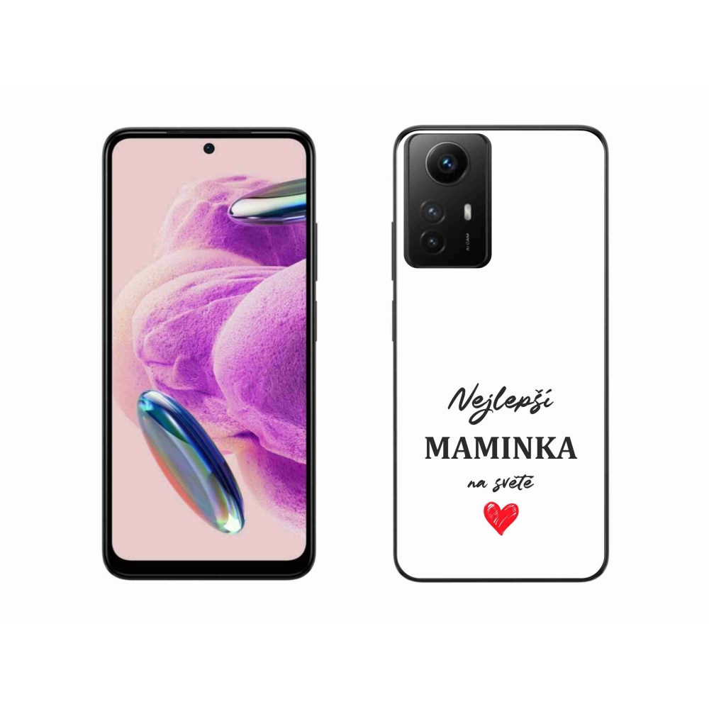 Gél borító mmCase a Xiaomi Redmi Note 12S-hez - legjobb anya 1 fehér háttér