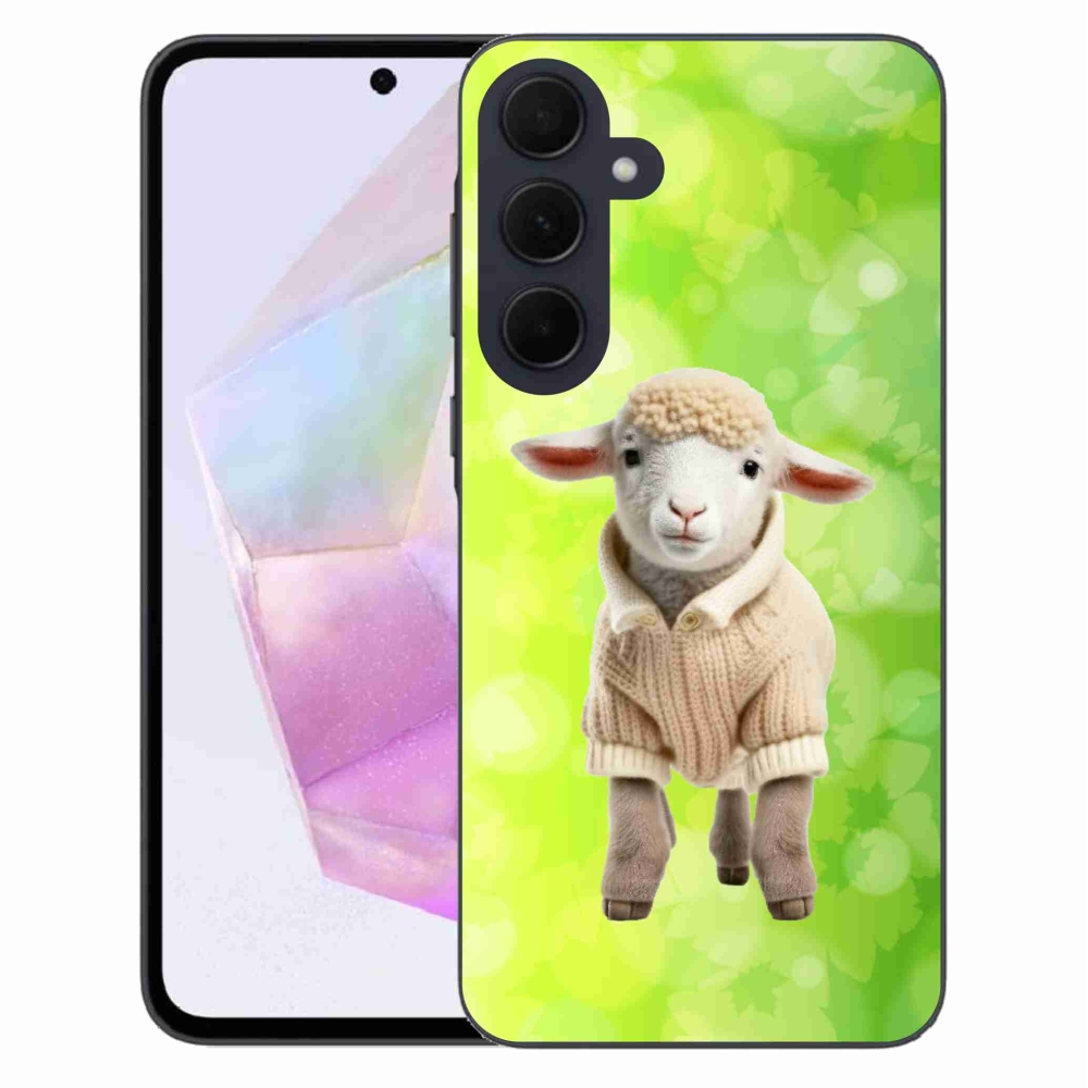 Zselés borítás mmCase Samsung Galaxy A35 5G - bárány pulóverben