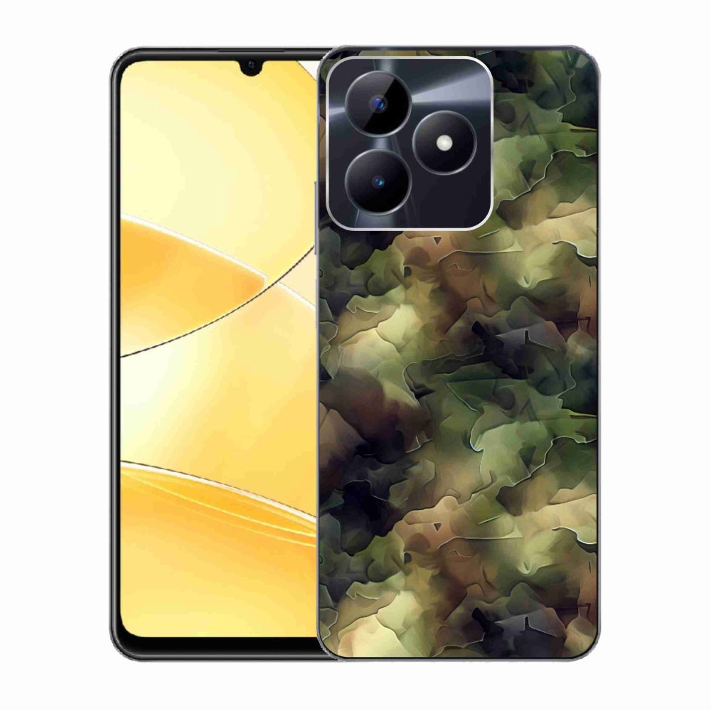 Zselés borítás mmCase a Realme C51/C53 készülékhez - álcázó minta 10