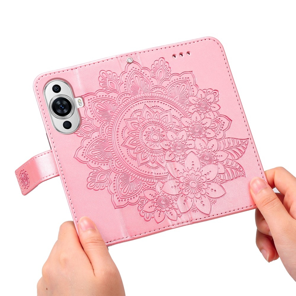 Mandala könyv tok Huawei Nova 11-hez - rózsaszín